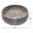 Gray/Brown Stone Circular Vessel Bathroom Sink