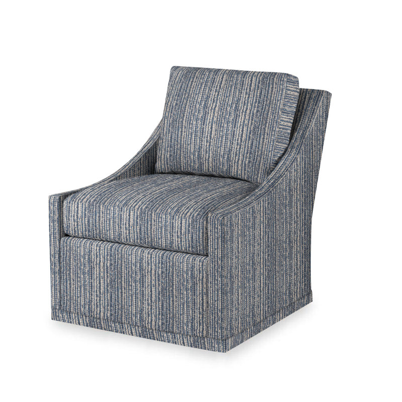 Dean Outdoor Swivel Lounge Chair, Navy 71629L58