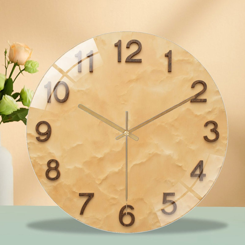 Horloge murale en bois