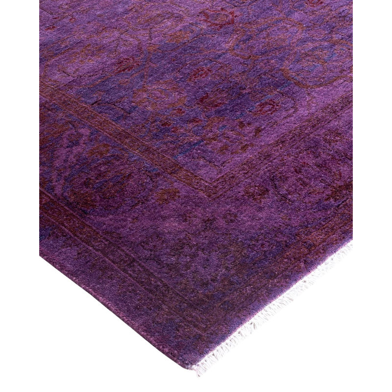 Overyed One-of-a-Kind Runner 3'1" X 10'3" Hand Knotted Area Rug