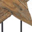 vidaXL Christmas Star Brown Solid Teak Wood-121073142