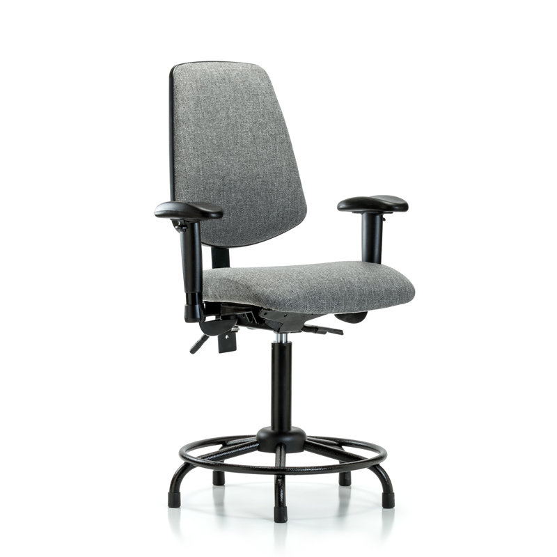 Abrahams Drafting Chair, Gray, Included