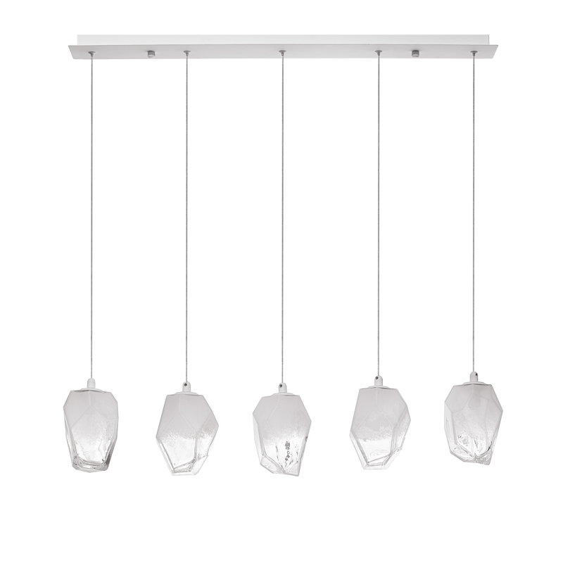 5 - Light White Kitchen Island Pendant