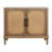 Woven Cane Accent Cabinet