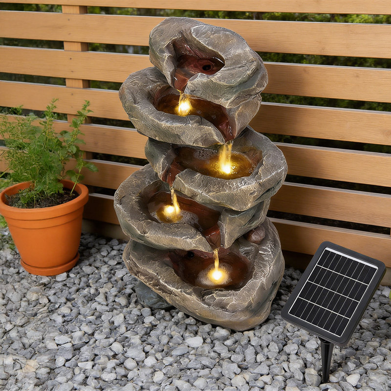 Floor Fountain with Lights