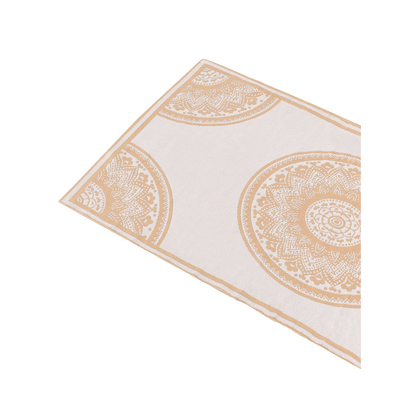 Outdoor Rug HUBLI Beige, Rectangle 80 x 150 cm
