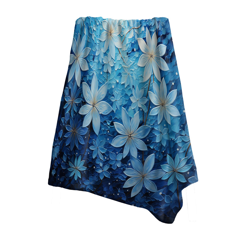 Jeté doux Flowers Glacial Majesty Pointillism