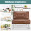 Fauteuil futon simple à dossier serré de 34 po de large-2027762760