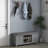 8 Pair Shoe Storage Bench with Sliding Doors-1978173020