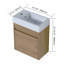 18'' Floating Wall-Mounted Bathroom Vanity with  Resin Sink & Soft-Close Cabinet Door