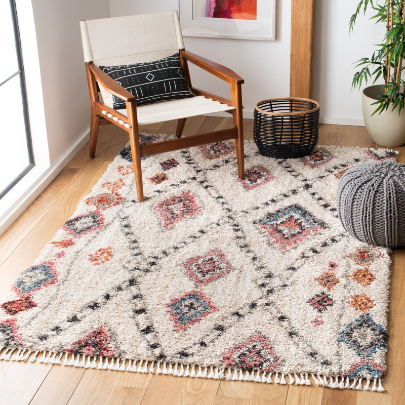 Tapis performance marocaine Southwestern, Rond 6 pi 7 po