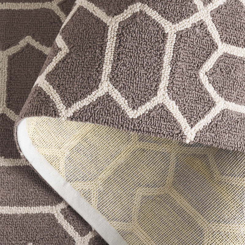 Tapis à chaînette beige