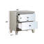 Sliverfluff Mirrored & Finish Nightstand with Spacious Drawers and Elegant Design for Modern Bedrooms