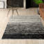 Tapis argenté / noir Atziri Costa Mesa-71106359