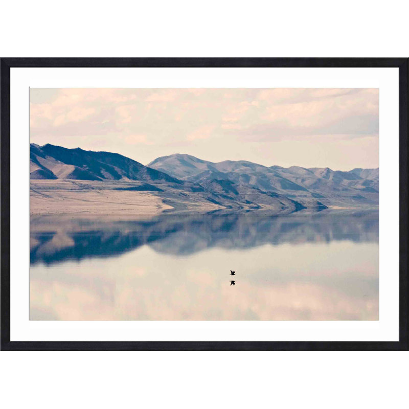 " Reflection I " by Sylvia Coomes Painting Print, Black, 12"H x 18"W