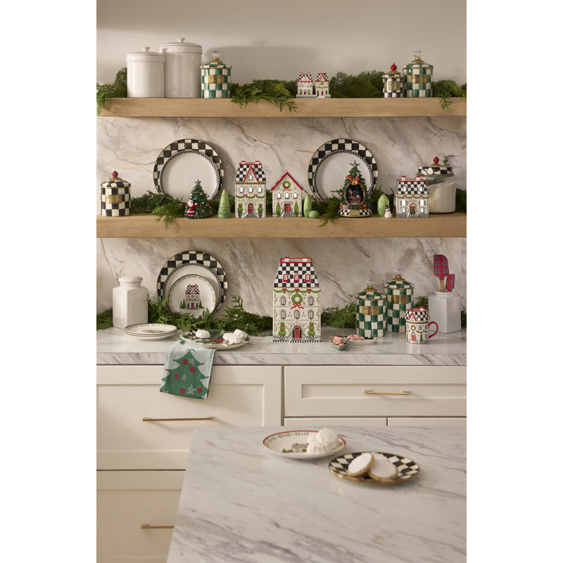 Holly Village Illuminated Ceramic Villa