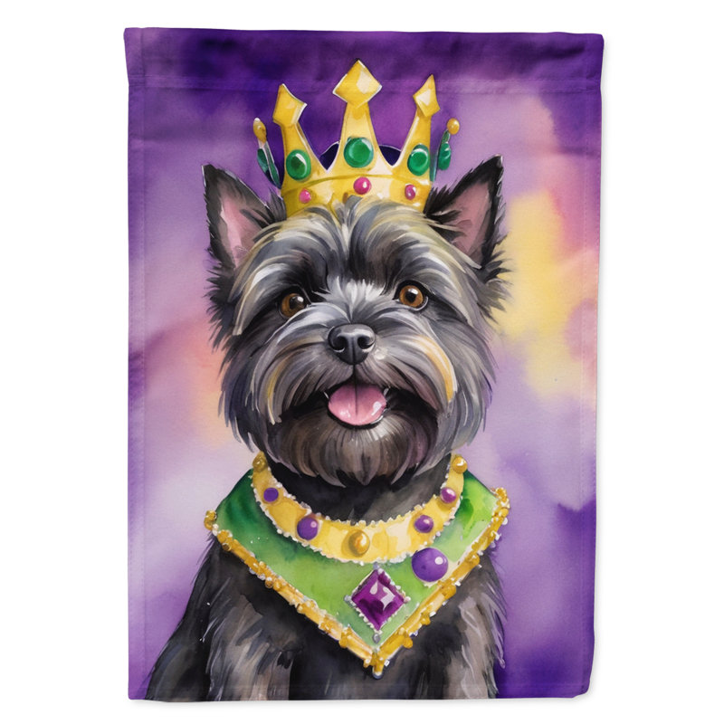 Drapeau de jardin double en polyester H 15,5 po x l 11,25 po