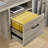 Landon Contemporary Wood Computer Desk with Drawer and Open Cubby