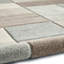 Lozano area rug Machine Woven Rectangle Beige/Blue-24398544