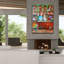 "Epic Graffiti" Camomille Tea Time "par Maria Laura Bratoz, art mural sur toile, 40 po x 54 po-117052722