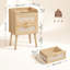 39 cm W Bedside Table