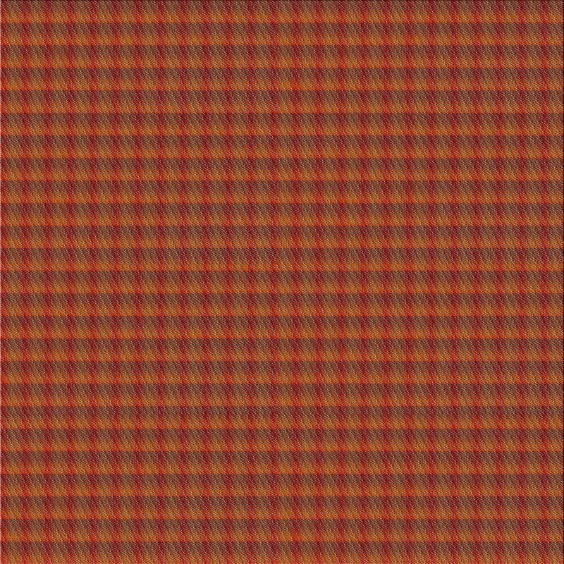 Tapis de zone brun à motif, Carré 7 pi
