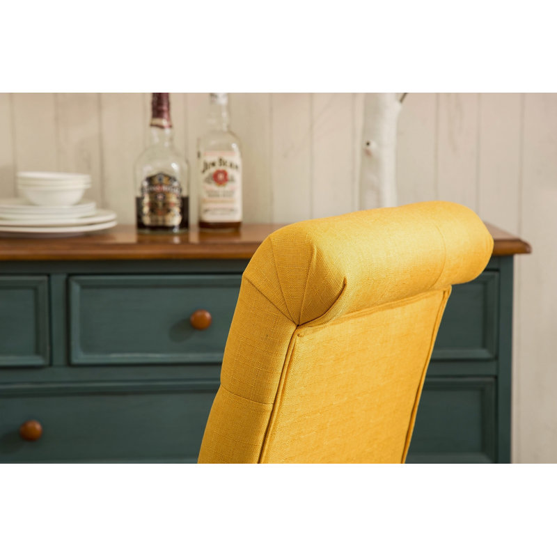 Chaise de salle à manger Parsons, Jaune