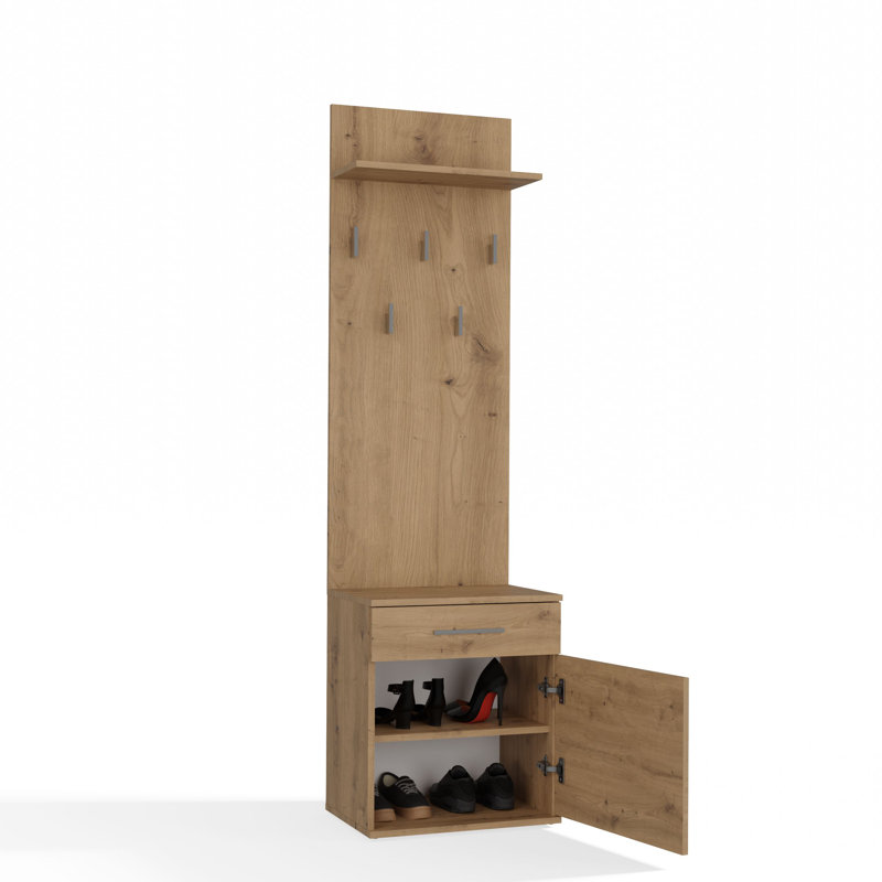 0 Door Laminate Wardrobe, Artisan