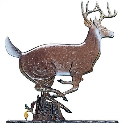 Large Bell w/ Buck, Black