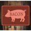 Plaque en aluminium Bacon-58619518