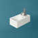 Britannia 15.75" x 7.75" Rectangular  Wall Mount Basin with Right Single Hole Drill