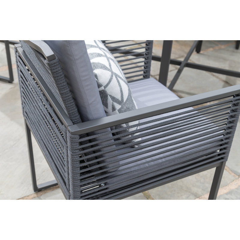 Iberis Sheringham Aluminium & Rope Cube Set