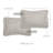 Hatteras Rectangular Cotton Pillow Cover & Insert
