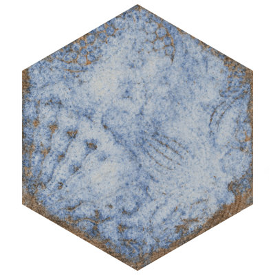 Gaudi Lux Hex 9" x 10" Porcelain Patterned Wall & Floor Tile