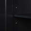 Grande armoire de salle de bain avec panier à linge, grand panier à linge inclinable et armoire de rangement supérieure-183718025