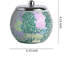 Iridescent Mosaic Glass Bathroom Accessory Set