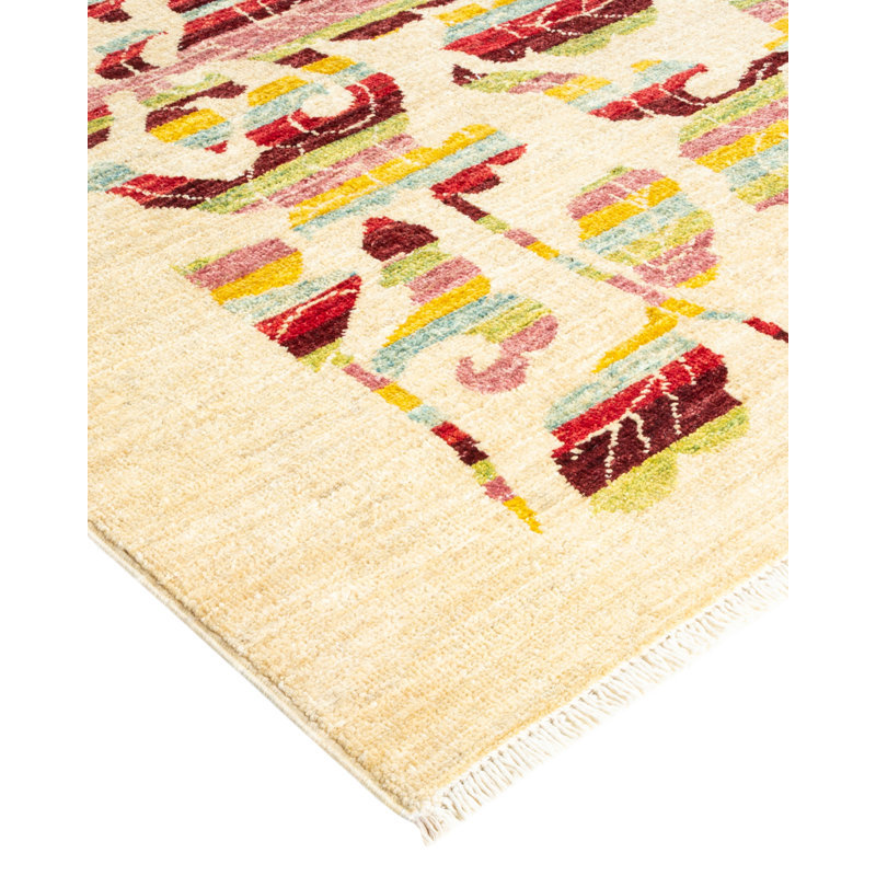 Lilton One-of-a-Kind 9' 1" X 11' 9" Hand Knotted Area Rug