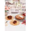 Ensemble d'assiettes à dessert élégantes en verre ambré (6 pièces), 8,3 po x 1,0 po | Verre 100% durable, parfait pour servir les desserts, les fruits et les hors-d'œuvre | Ajout élégant à toute table, lavage à la main recommandé-1660440755