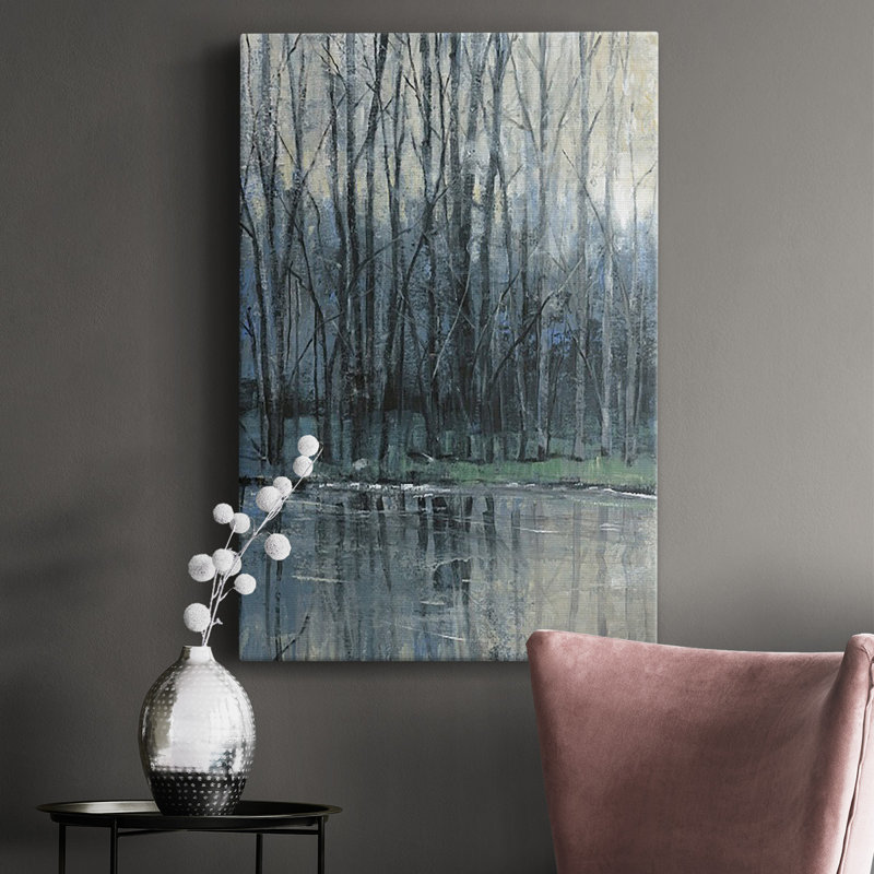 Épreuve matinale sur toile, H 60 po x l 40 po x P 1 po