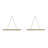Clydean Floating Reversible Triangle Wall Shelves-1599410535