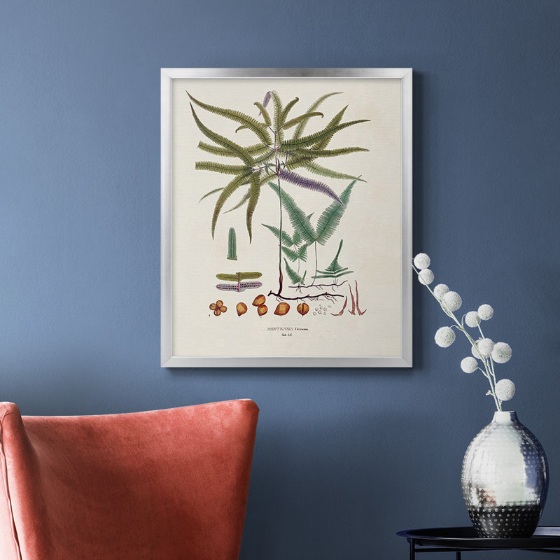Toile encadrée de qualité supérieure Botanical Society, Argent, H 24 po x l 20 po
