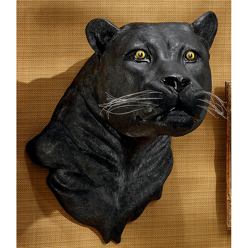 Shadow Predator Black Panther Wall Sculpture