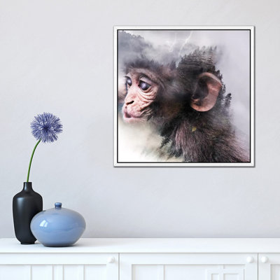 Monkey 1 Piece Wall Art on Canvas