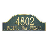 Admiral 2-Line Wall Address Plaque