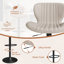 Tabouret de bar réglable avec repose-pieds, tabouret de comptoir pivotant à 360 ° en métal, ensemble de 2-1326686770