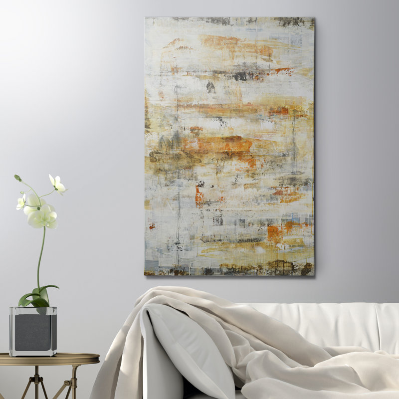 «The Return», peinture sur toile tendue, H 12 po x l 8 po x P 1 po