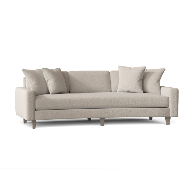 Carlie Loveseat, Cream Boucle 1146-002, Blanca