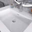 30 po Meuble-lavabo simple mural avec plateau-1372405759