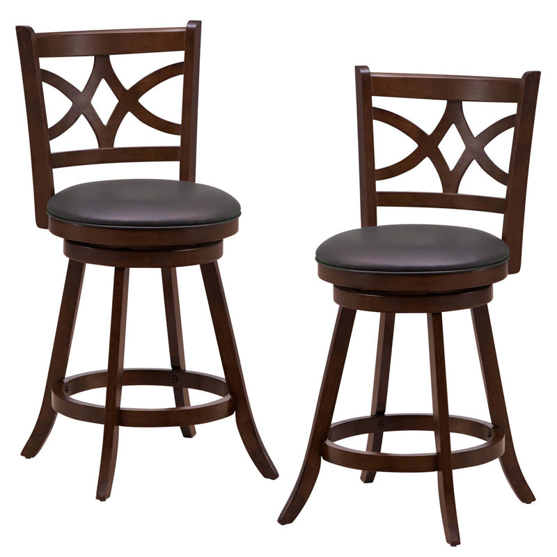 Tabouret de bar et de comptoir Arriannah, Tabouret de comptoir (siège d'une hauteur de 24 p