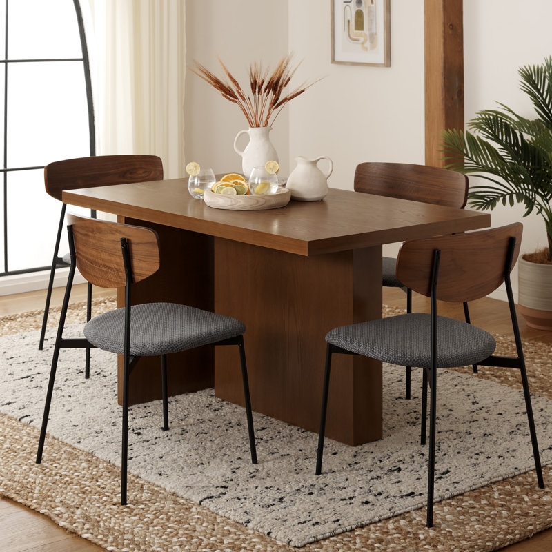 Aava 53.9'' Dining Table, Natural Brown